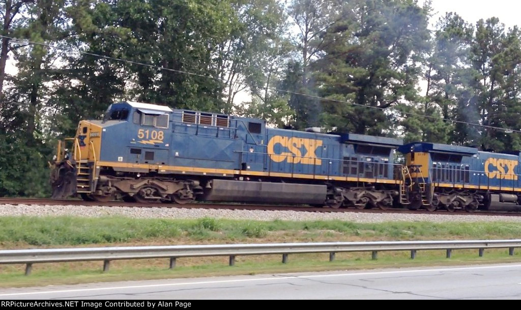 CSX 5108 leads 5119